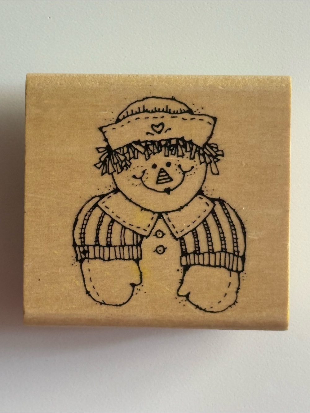 DJ Inkers “Wesley Peek” RARE Rag Doll Sailor J15 Rubber Stamp